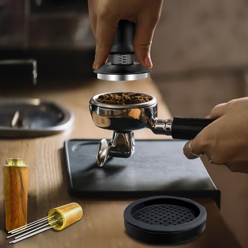 Yeelan 51mm Espresso Tamper with Calibrated Spring Loaded Base