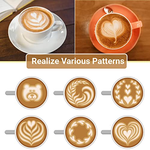 20oz Stainless Steel Milk Frothing Pitcher with Decorator