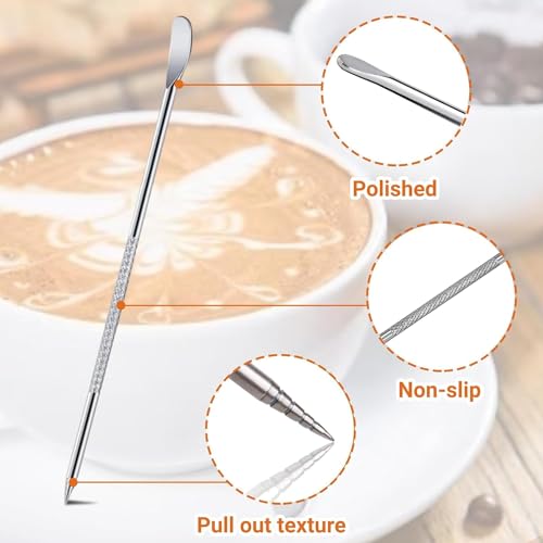 Stainless Steel 12oz Milk Frothing Pitcher with Art Pen