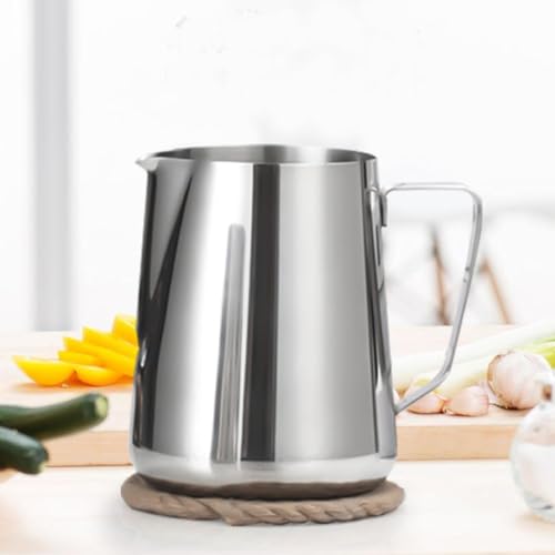 Stainless Steel 12oz Milk Frothing Pitcher with Art Pen