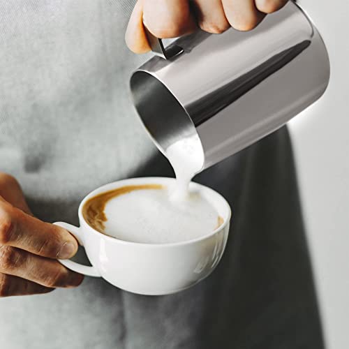 Zulay Kitchen 12oz Stainless Steel Milk Frothing Pitcher