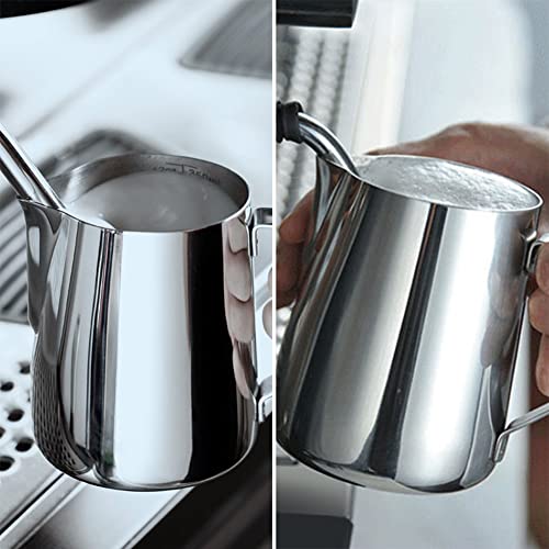 Stainless Steel Milk Frothing Pitcher for Latte Art