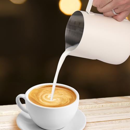 12oz Stainless Steel Milk Frothing Pitcher for Espresso