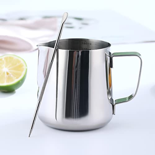 Kyraton Stainless Steel 12oz Milk Frothing Pitcher