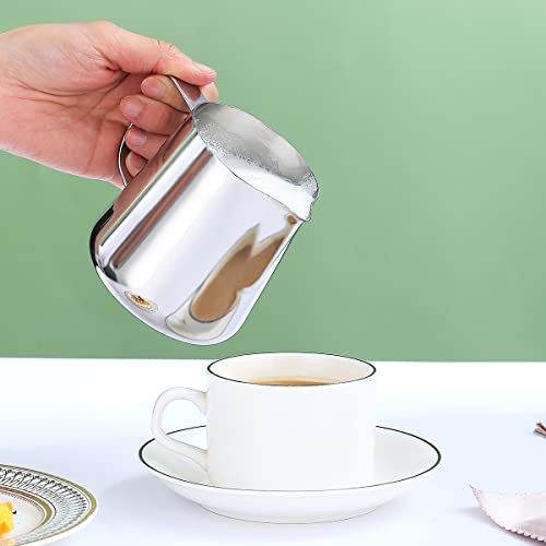 Kyraton Stainless Steel 12oz Milk Frothing Pitcher
