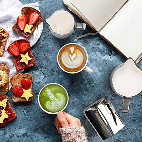 Stainless Steel 6.8oz Milk Frothing Pitcher for Espresso