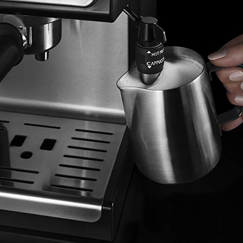 CAMKYDE 12 oz Stainless Steel Milk Frothing Pitcher