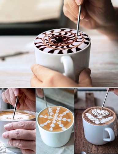 12oz Stainless Steel Milk Frothing Pitcher and Accessories