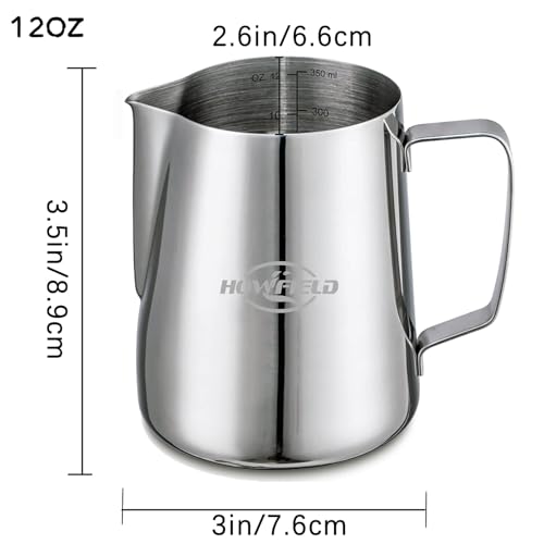 Stainless Steel Milk Frothing Pitcher for Espresso Machine