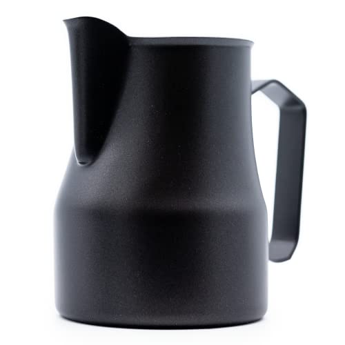 Evergreen Coffee Latte Art Milk Pitcher 16oz Black