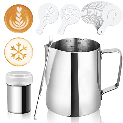 Stainless Steel Milk Frothing Pitcher for Latte Art