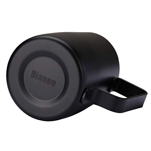 Black Stainless Steel Espresso Latte Art Pitcher 14.2oz