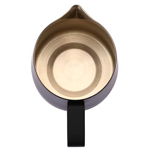 Black Stainless Steel Espresso Latte Art Pitcher 14.2oz