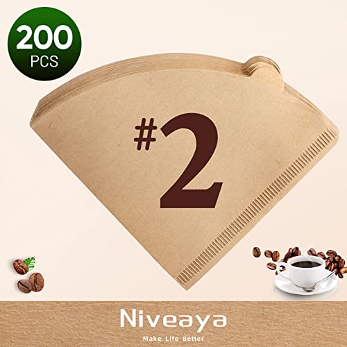 200 Count Size 02 Natural Paper Coffee Filters