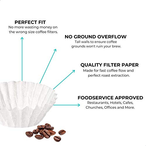 300-Pack Coffee Filters for 8-12-Cup Brewers