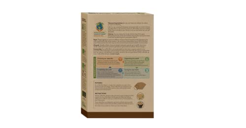 #4 Cone Shaped Natural Compostable Coffee Filters, 100-Count