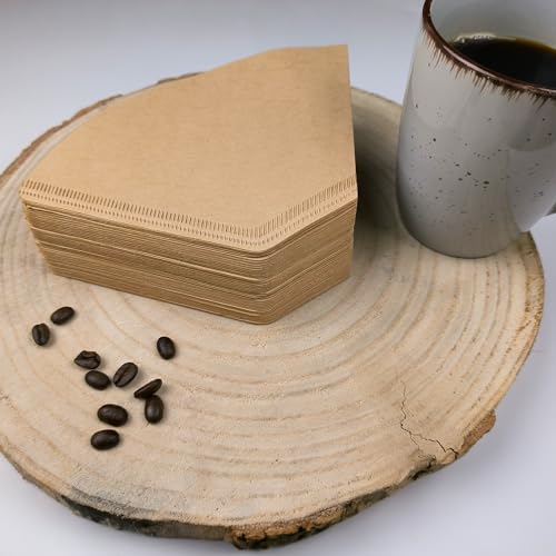 Coffino Premium #4 Unbleached Coffee Filters, 120 Count