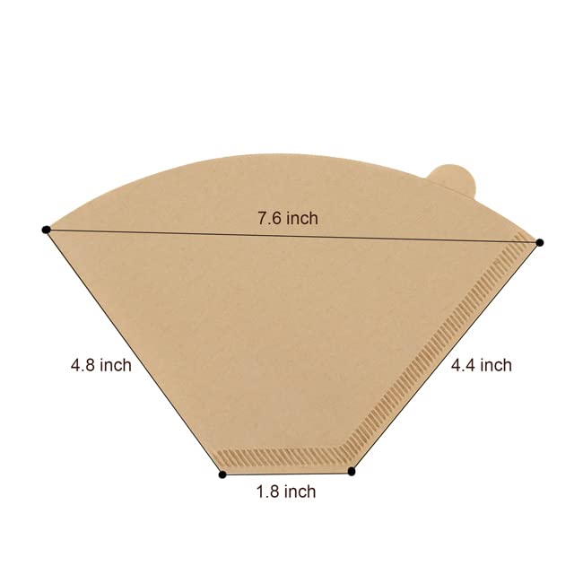 100 Pcs Disposable Paper Coffee Filters for Ninja