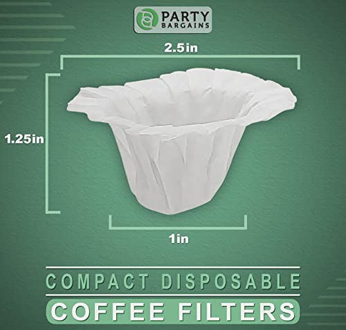 300 Paper Coffee Filters for Keurig 1.0 & 2.0