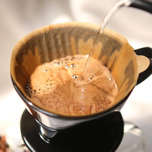 300 Natural Unbleached Cone Coffee Filters - Pack of 300