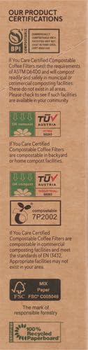 FSC Unbleached No 2 Coffee Filters, 100 Count
