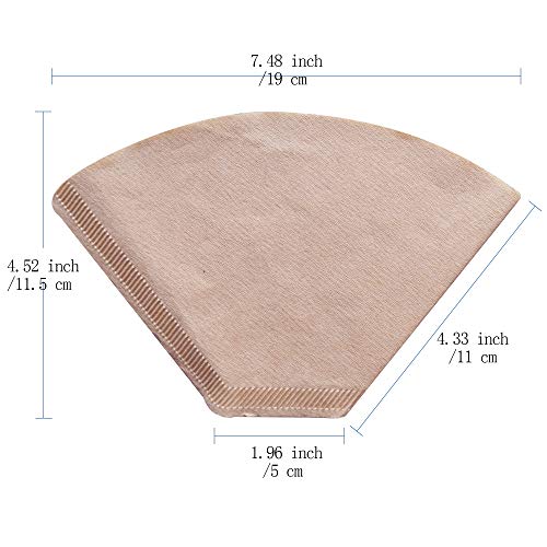 100 Count #4 Cone Coffee Filters for Pour Over/Coffee Maker