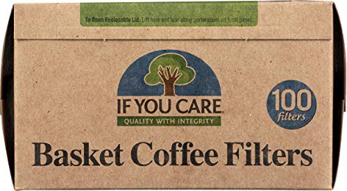 Eco-Friendly Coffee Filter Baskets, 1x100 CT, Fits 8-12 Cup