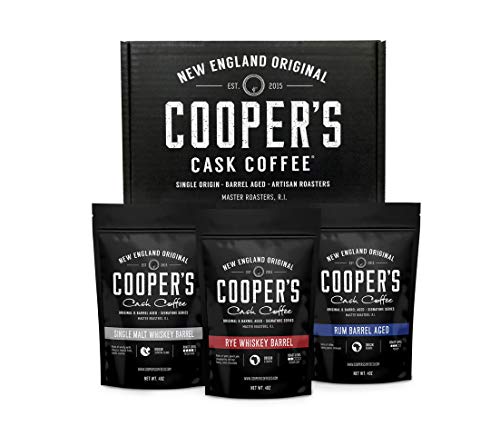 Bourbon Barrel Aged Coffee Whole Bean Trio