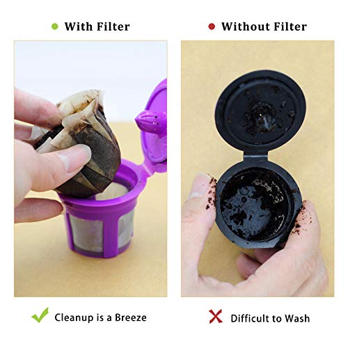 100 Disposable Coffee Filter Paper for Keurig Brewers