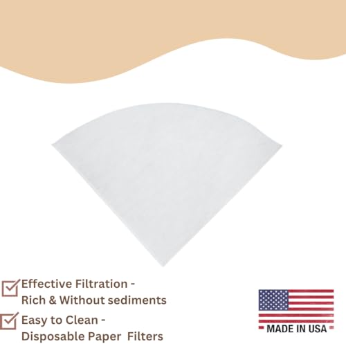 200 Zamada Disposable Cone Paper Filters for NINJA Coffee