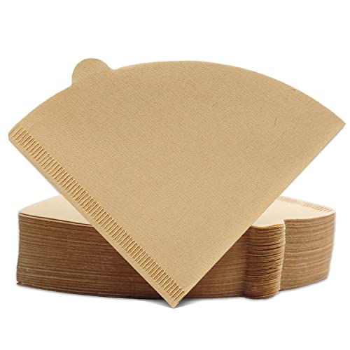 1-2 Cup V60 Compatible Unbleached Coffee Cone Filters