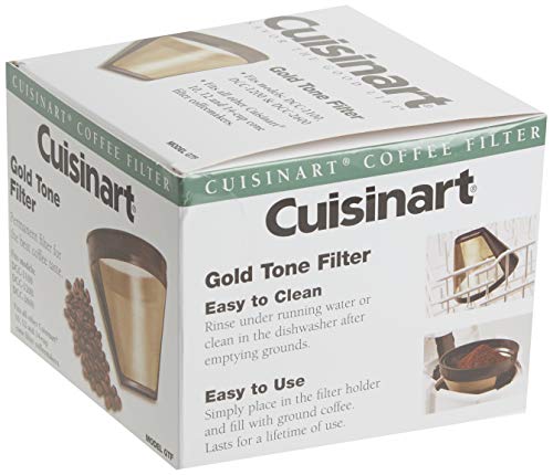 Cuisinart Gold Tone Cone Coffee Filter for 10-12 Cup Mill