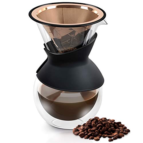 Chemex & Hario V60 Compatible Stainless Steel Coffee Dripper