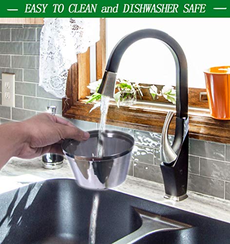 Reusable Stainless Steel Coffee Filter for 8-12 Cup Makers