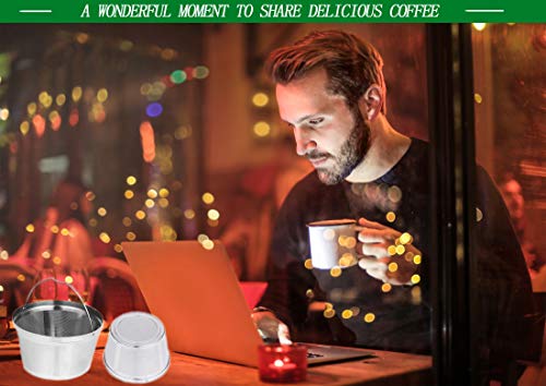 Reusable Stainless Steel Coffee Filter for 8-12 Cup Makers