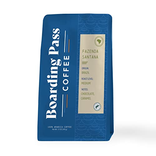 Boarding Pass Coffee Brazilian Specialty Dark Roast Blend