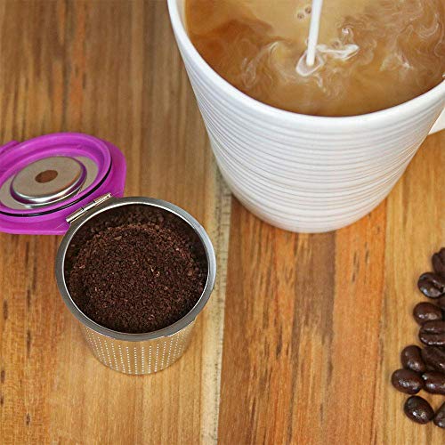 Stainless Steel Reusable K Cups, 2-Pack for Keurig