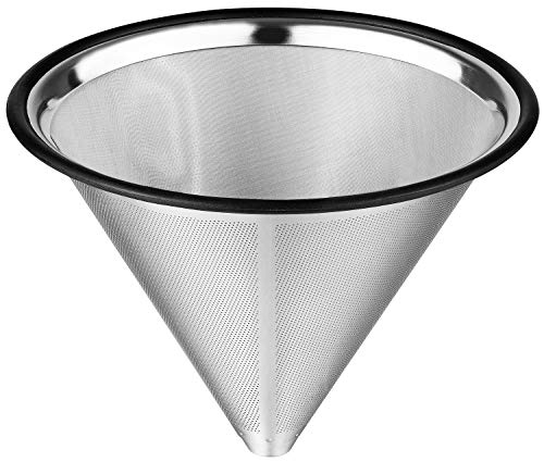 TEEMADE Stainless Steel Pour Over Coffee Filter for Chemex & More