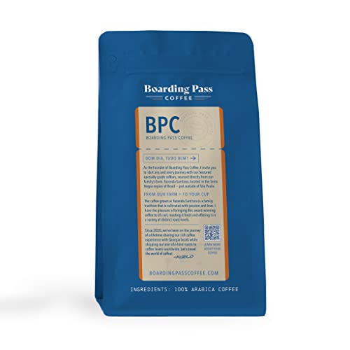 Boarding Pass Coffee Brazilian Specialty Dark Roast Blend