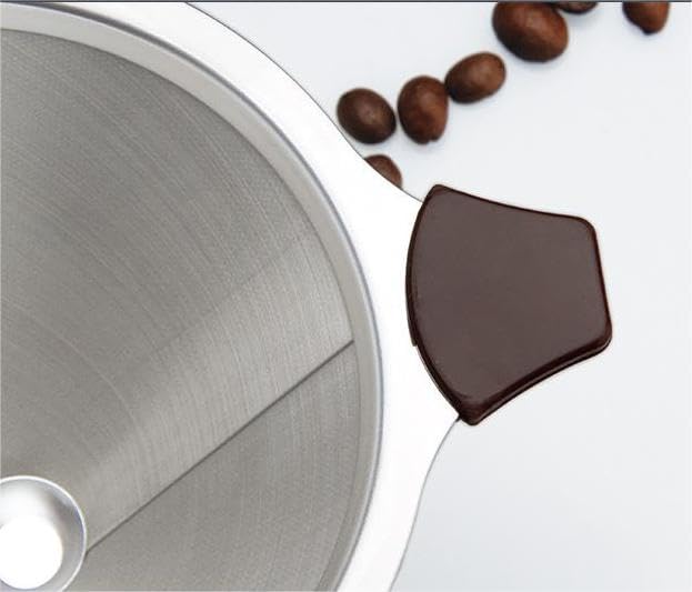 Stainless Steel Double-layer Pour Over Coffee Filter Holder