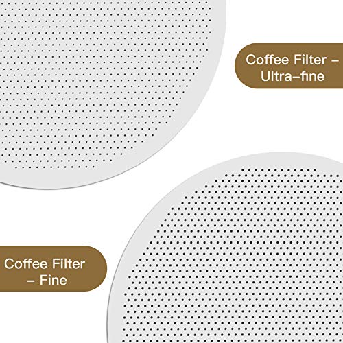 2 Pack Metal Coffee Filters for Fine Brews