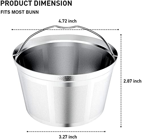 Stainless Steel Reusable Coffee Filter for BUNN Brewer