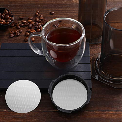 2 Pack Metal Coffee Filters for Fine Brews