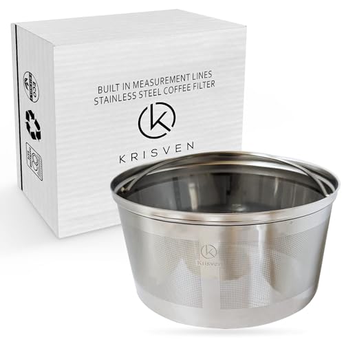 Stainless Steel Reusable Coffee Filter for Standard Coffee Makers