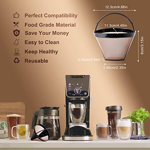 KEEPOW Cone Coffee Filters, Set of 3