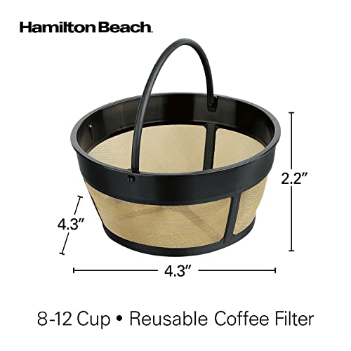 Hamilton Beach Gold Tone Filter for 8-12 Cup Coffee Makers