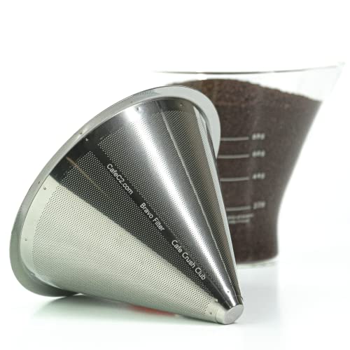 Stainless Steel Dual Pour Over Coffee Filter Kit