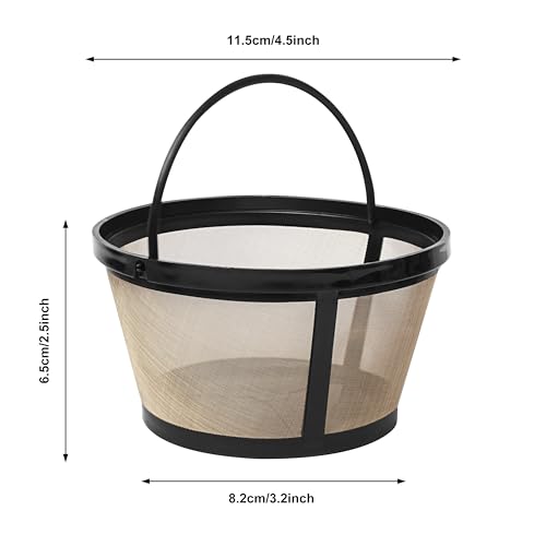 Reusable Filter Basket fits MrCoffee - 1-Pack Gold Tone