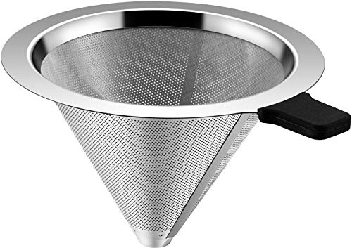 Stainless Steel Manual Pour Over Coffee Dripper