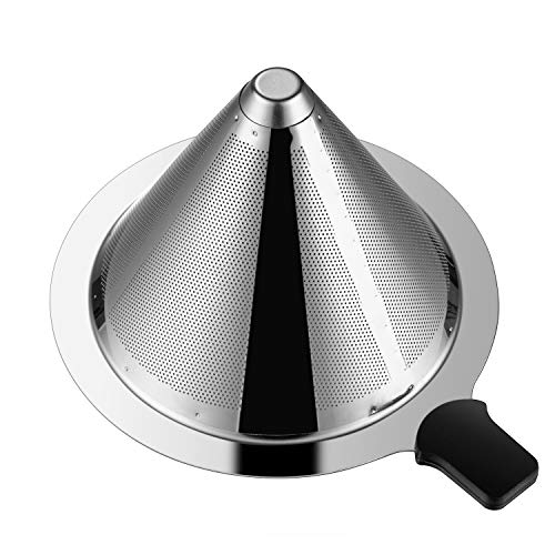 Stainless Steel Manual Pour Over Coffee Dripper